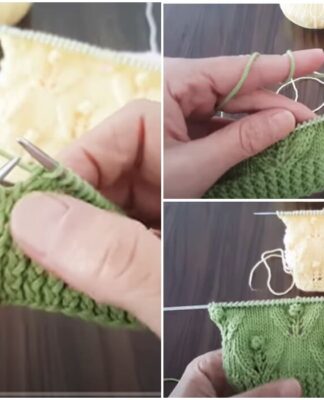 How to Make Leaf Knitted Blouse for Ladies?