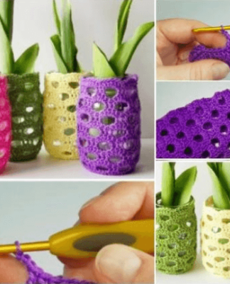 How to Crochet a Jar Lid?