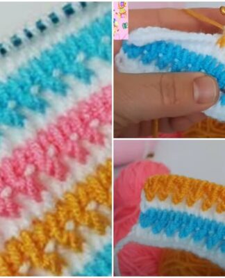Wonderful Tunusian baby blanket stitch page 10 1. optimizedjpg