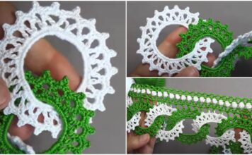 Crochet Knitting Pattern, Lace Edge, Towel Edge page 26 1. optimizedjpg