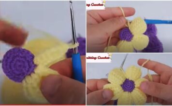 Very easy Tunisian technique flower motif making page optimized 7