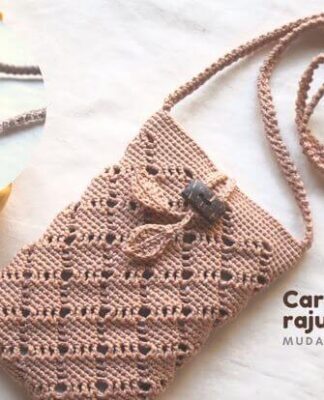 Crochet Cell Phone Bag // how to make?