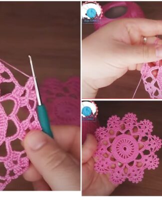 Wonderful Flower Crochet Lace Tutorial for Beginners