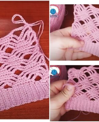 Very elegant and eye-catching crocheted women’s vest