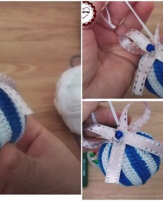 Crochet Ball Keychain Pattern – Easy DIY Amigurumi Ornament