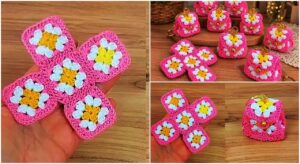 Crochet Mini Bag Keychain