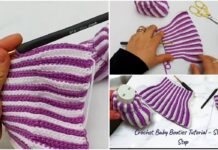 Crochet Baby Booties Tutorial – Step by Step for Beginners