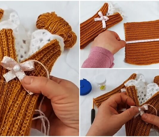How to Make Victoria Crochet Gloves  / Easy Pattern Tutarial